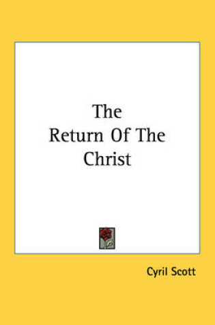 Cover of The Return of the Christ