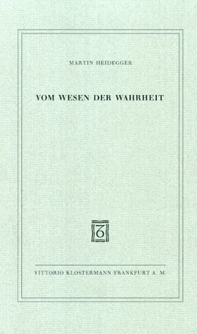 Book cover for Vom Wesen Der Wahrheit