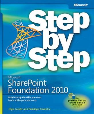 Book cover for Microsoft SharePoint Foundation 2010 Step by Step