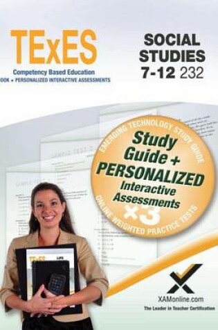 Cover of TExES Social Studies 7-12 232 Book + Online