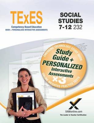 Book cover for TExES Social Studies 7-12 232 Book + Online