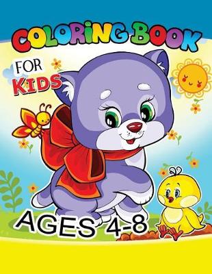 Book cover for Coloring Book for Kids Ages 4-8