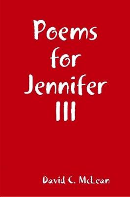 Book cover for Poems for Jennifer III