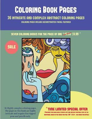 Book cover for Coloring Book Pages (36 intricate and complex abstract coloring pages)