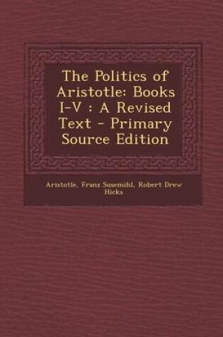 Cover of The Politics of Aristotle