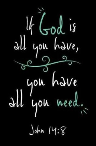 Cover of If God Is All You Have You Have All You Need John 14