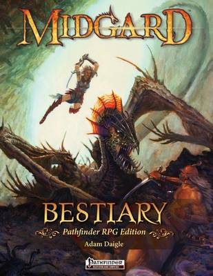 Book cover for Midgard Bestiary for Pathfinder RPG