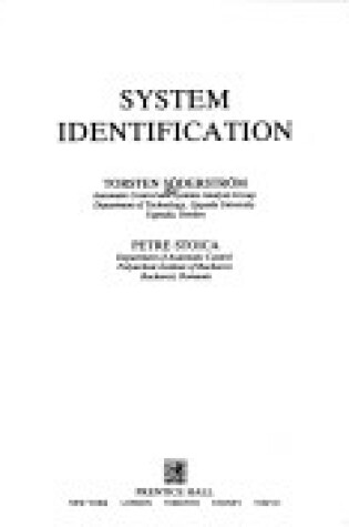 Cover of System Identification