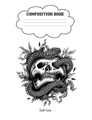 Book cover for Skull Snake Composition Book