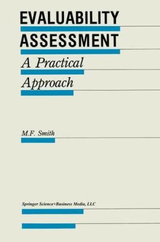 Cover of Evaluability Assessment