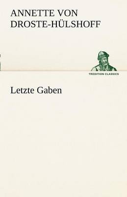 Book cover for Letzte Gaben