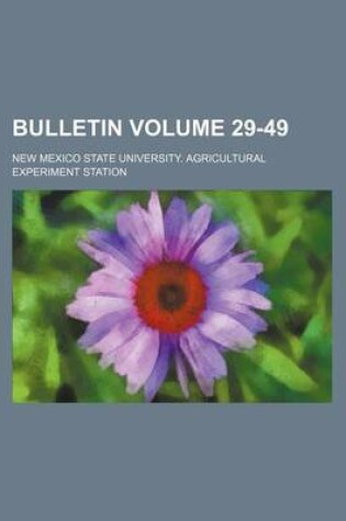 Cover of Bulletin Volume 29-49