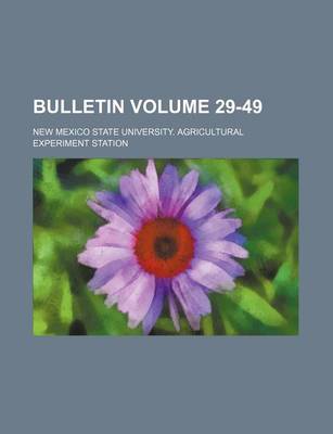 Book cover for Bulletin Volume 29-49