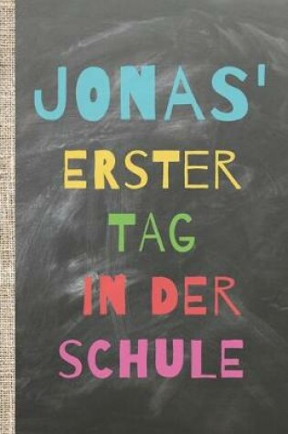 Cover of Jonas' erster Tag in der Schule