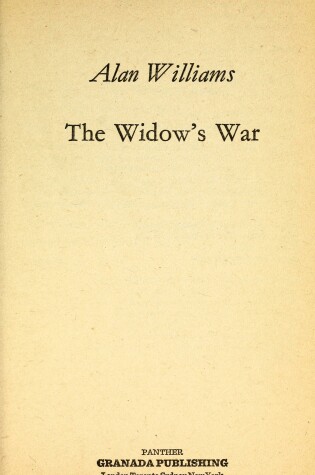 Cover of Widow's War