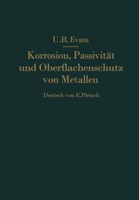 Book cover for Korrosion, Passivität und Oberflächenschutz von Metallen