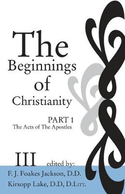 Cover of The Beginnings of Christianity