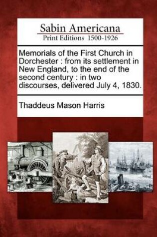 Cover of Memorials of the First Church in Dorchester