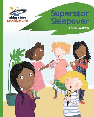 Book cover for Reading Planet - Superstar Sleepover - Green: Rocket Phonics