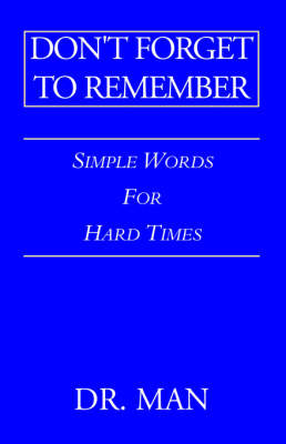 Book cover for Don't Forget to Remember