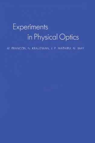 Cover of Experiments In Physical Optics