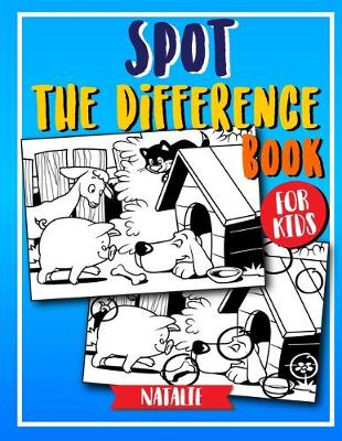 Book cover for Spot the Difference Book for kids