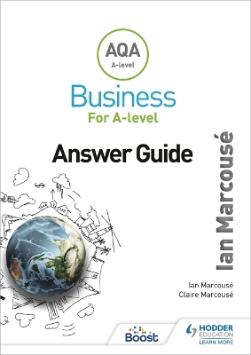 Book cover for AQA Business for A Level (Marcouse) Answer Guide