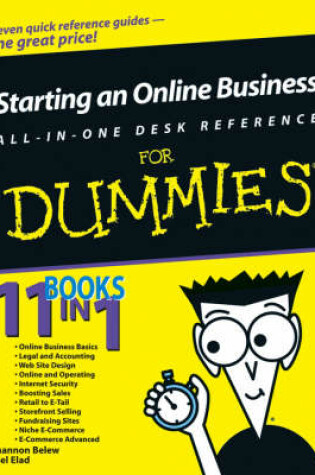 Cover of Starting an Online Business All-in-One Desk Reference For Dummies