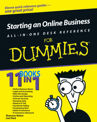 Book cover for Starting an Online Business All-in-One Desk Reference For Dummies