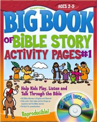 Book cover for The Big Book of Bible Story Activity Pages #1