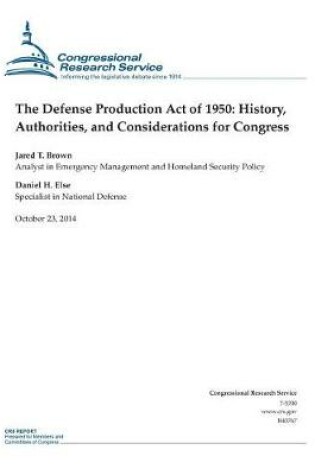Cover of The Defense Production Act of 1950
