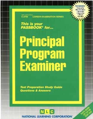 Book cover for Principal Program Examiner