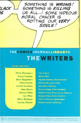 Book cover for The Comics Journal Library: The Writers