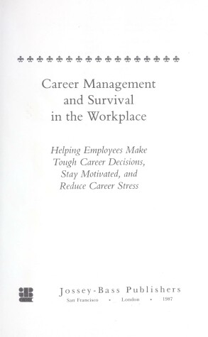 Book cover for Career Management Survival Workplace
