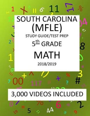 Book cover for 5th Grade SOUTH CAROLINA PASS TEST, 2019 MATH, Test Prep