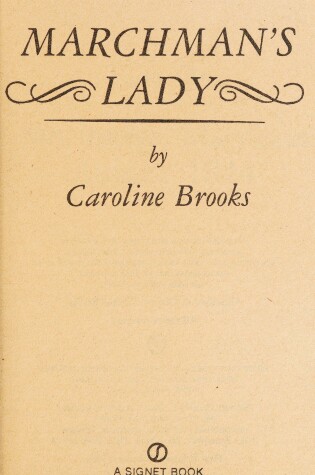 Cover of Marchman's Lady