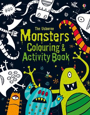 Book cover for Monsters Colouring and Activity Book