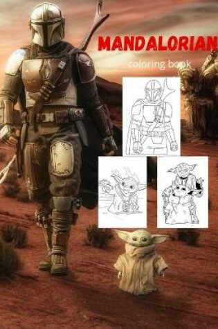 Cover of mandalorian coloring book