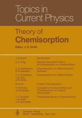 Book cover for Theory of Chemisorption