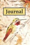 Book cover for Modern Colorado Tiny Green & Red Hummingbird in a Tree Diary Pretty Journal for Daily Thoughts