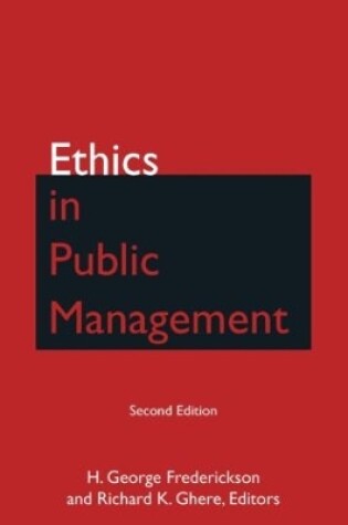 Cover of Ethics in Public Management