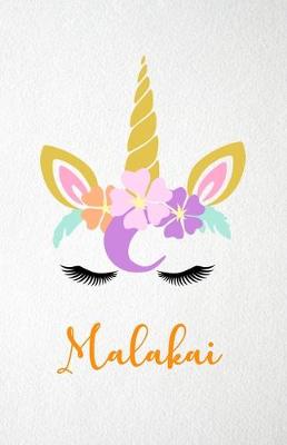 Book cover for Malakai A5 Lined Notebook 110 Pages