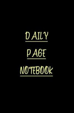 Cover of Daily Page Notebook