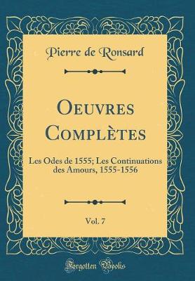 Book cover for Oeuvres Complètes, Vol. 7