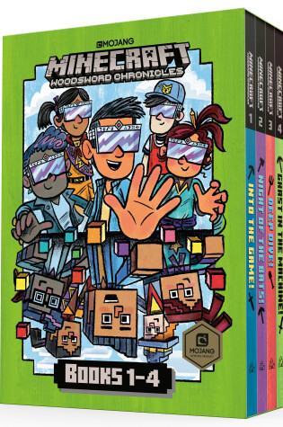 Cover of Minecraft Woodsword Chronicles Box Set Books 1-4 (Minecraft)