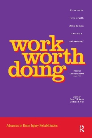 Cover of Work Worth Doing
