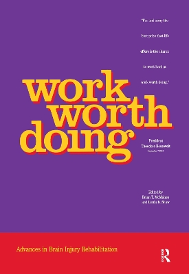 Cover of Work Worth Doing