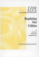 Book cover for Regulating Our Utilities