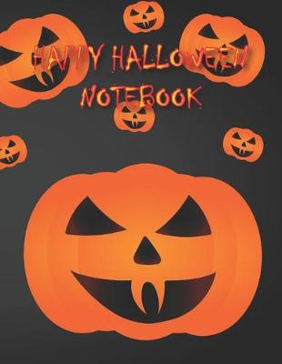 Book cover for Happy Halloween Notebook