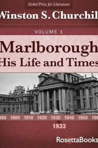 Cover of Marlborough: His Life and Times, 1933